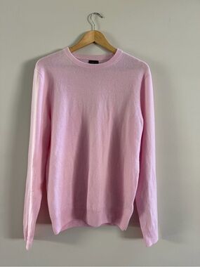 J. Crew 100% cashmere Crewneck women’s Sweater - Pink-medium